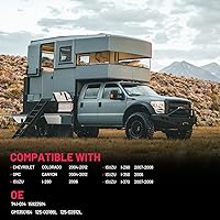 Vista 6 de BDFHYK 741-014 Regulador de ventana eléctrica con motor, delantero, lado del conductor, izquierdo, para Chevy Colorado 2004-2012 para GMC Canyon