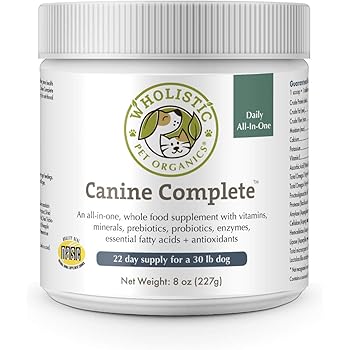 wholistic canine vitamin supplement