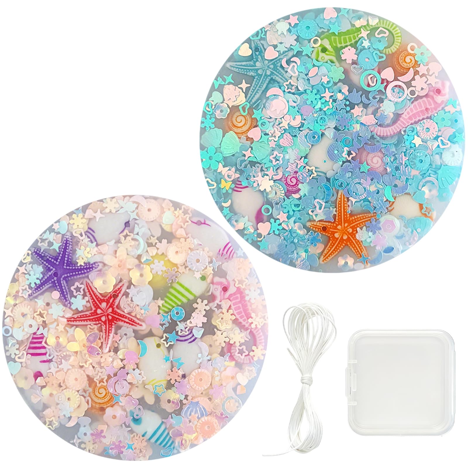 2PCS 8.5cm/3.4inch Picky Pad Sensory Fidget with Elastic String & Storage Box for Adults Skin Picking Fidget for Anxiety Relief Silicone Picking Pads for Focus and Relaxation (C)