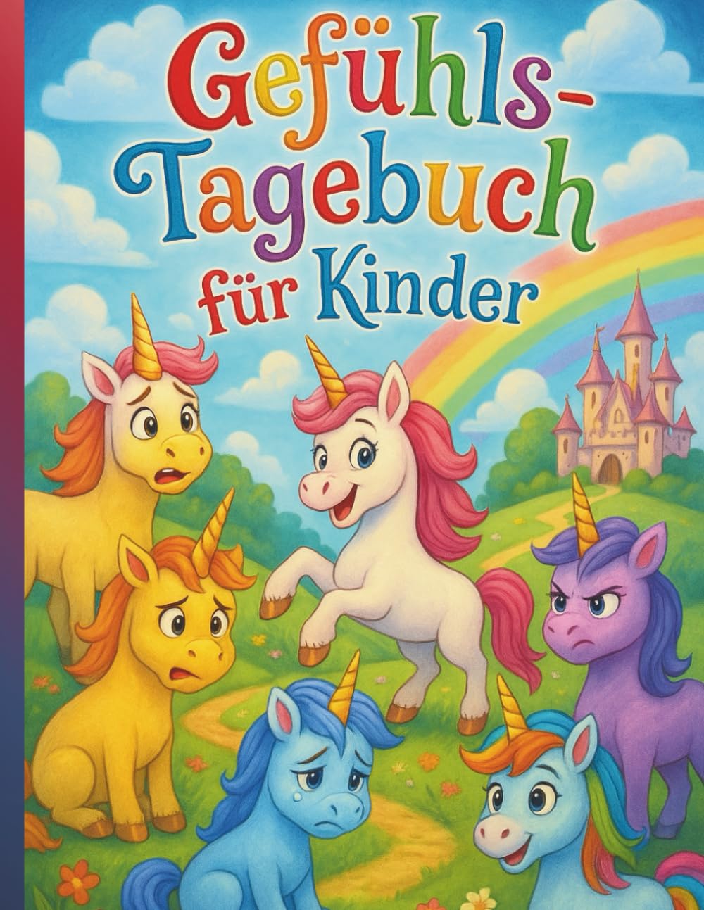 Gefühls-Tagebuch für Kinder| Emotionen entdecken, benennen & stärken | Einfühlsames Mitmachbuch für Jungen & Mädchen ab 4 Jahren: Spielerisch Gefühle ... gestaltetes Emotionstagebuch für Kinder