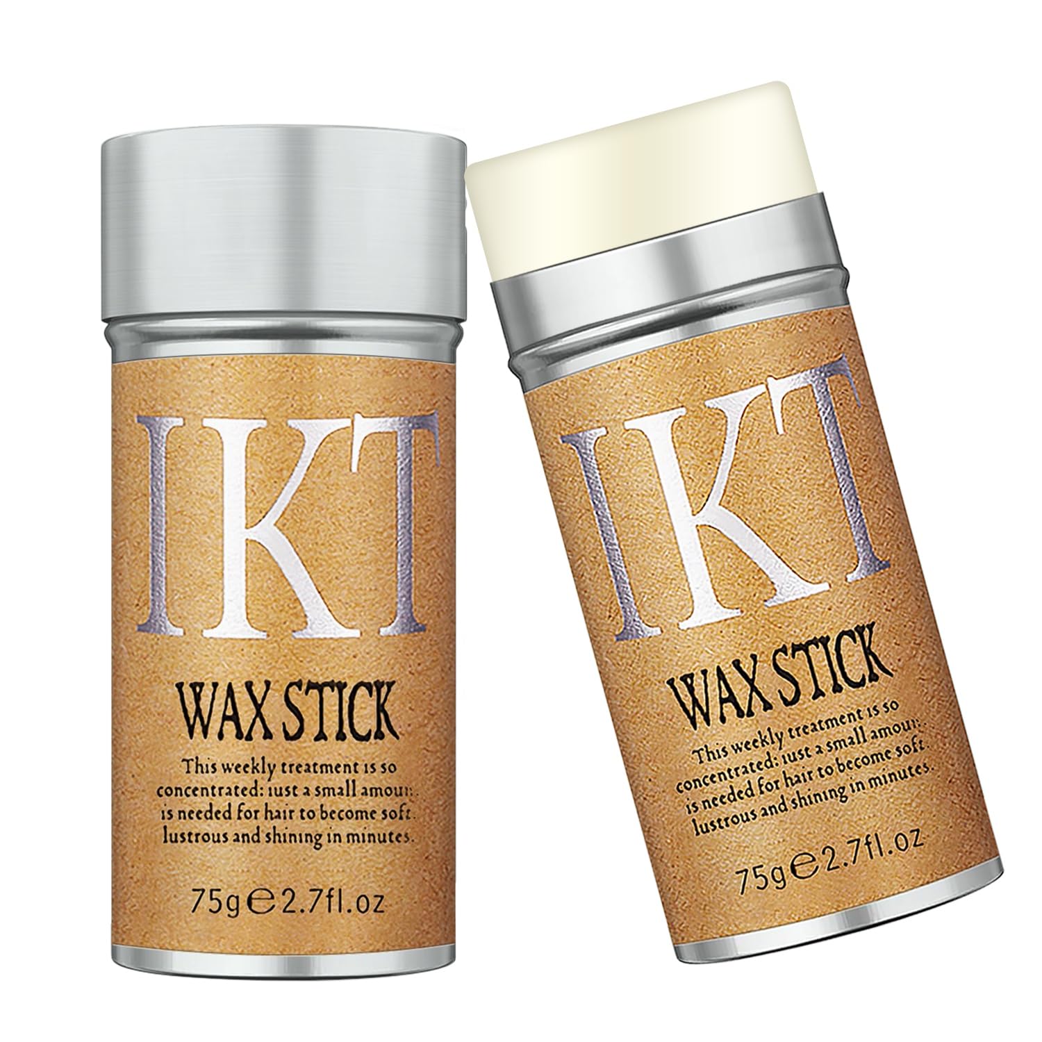 Hair Wax stick,Wax Stick for Hair Slick Stick, No spices,Easy to Absorb (2 pack)