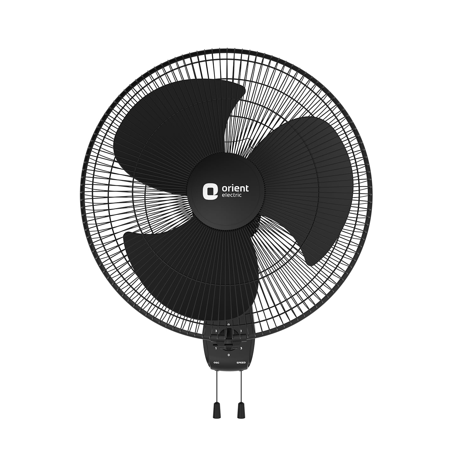 Orient Electric Wall 97 | High Speed Wall Fan | 2100 RPM 95 CMM | 100% Copper Motor | 90 Degree Oscillation | 3 Speed Pull Cord | Military Grade Guard | Black-image-8