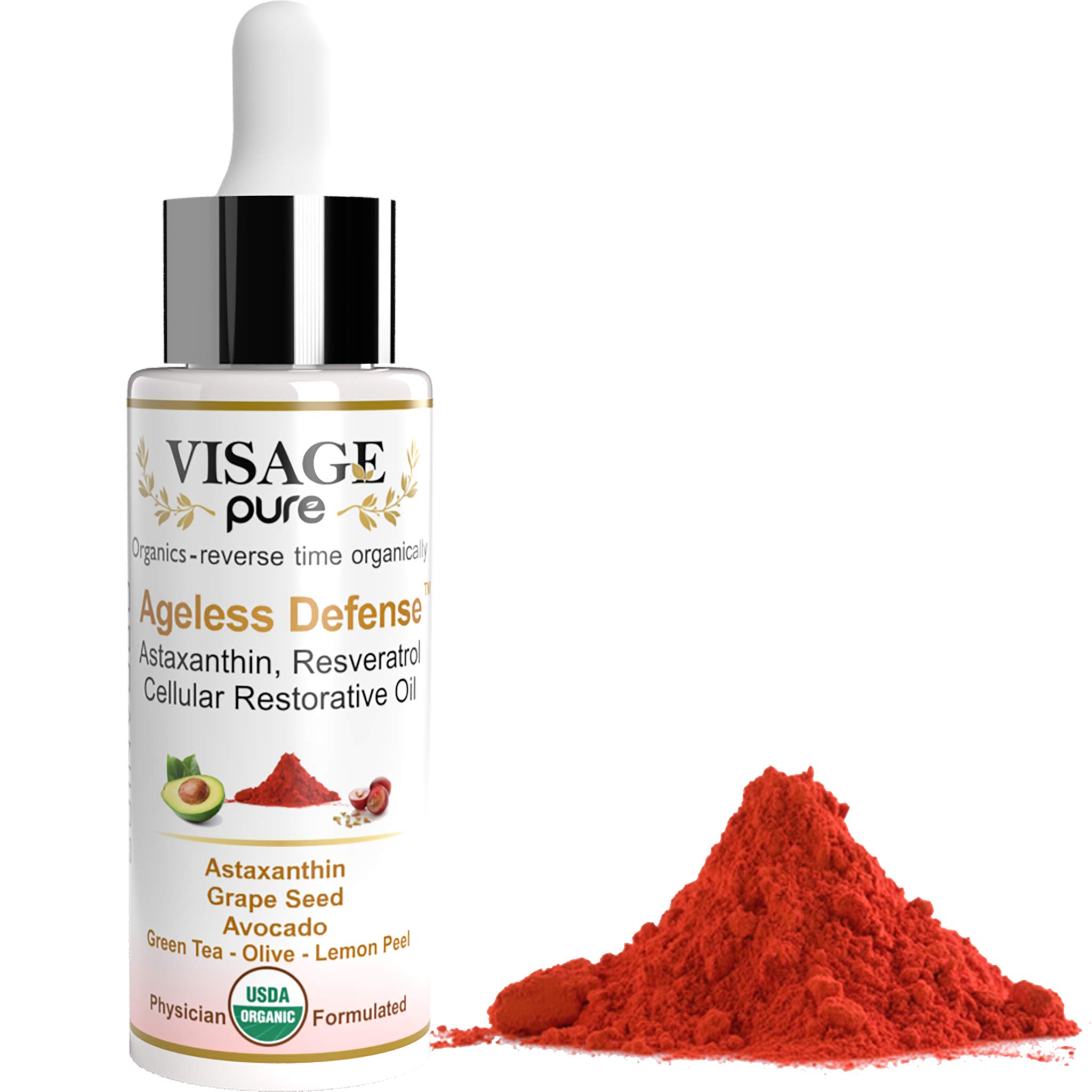 Buy Ageless Defense Cellular Restorative Astaxanthin Face Serum by