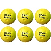 Kelso Pickleball, PU Foam Pickleball Balls for Reduced Noise, Enhances Hand-Eye Coordination, Indoor & Outdoor Use, Standard or Small Trainer-Sized Balls