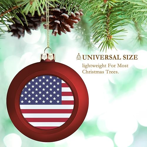 Vista 249 de Adornos dorados de bola de Navidad de Trinidad y Tobago, adorno de bola de bandera de Trinidad y Tobago, adornos de Navidad de bandera nacional