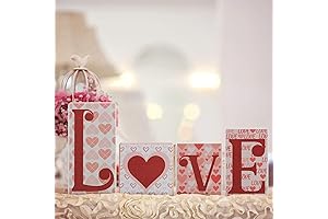XOXO Heart Wooden Love Blocks