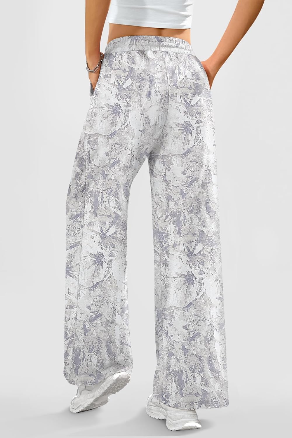 ALIMASHA Wide Leg Sweatpants Women Baggy Lounge Casual Pajama Pants 2026 Teen Girl Jogger Sweat Pants with Pockets