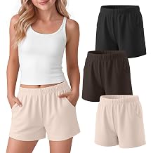 3 Pack Girls Shorts | Elastic Waist, Athletic, with Pockets, Back to School, Casual, Summer, for Girls 5-16 Years