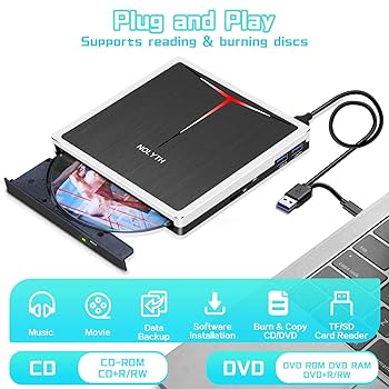 Amazon.co.jp: NOLYTH (ノリス) 外付けDVDドライブ USB C