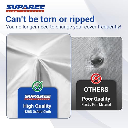 Miniatura 3 de SUPAREE Funda impermeable para cabina con logotipo para Jeep Wrangler JK JL 2006-2023 de 4 puertas, cubiertas completas para exteriores, sol,