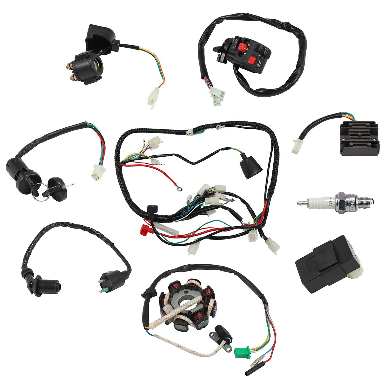 Complete Wiring Harness Kit Electrics ATV Wire Harness Kit