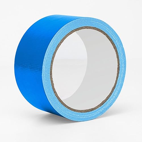 Cinta adhesiva azul cielo, 2 pulgadas x 10 yardas, cinta adhesiva resistente, impermeable, resistente, sin residuos, bloqueo UV, paquete de 1
