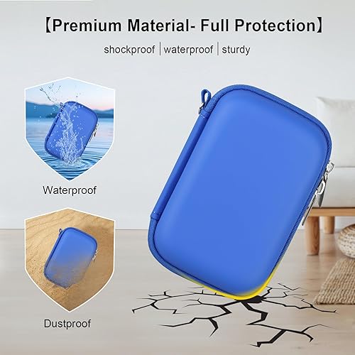 Miniatura 10 de Elonbo Funda de transporte para KODAK PIXPRO WPZ2 Cámara digital resistente e impermeable, a prueba de golpes, WiFi 4K, bolsa de almacenamiento para