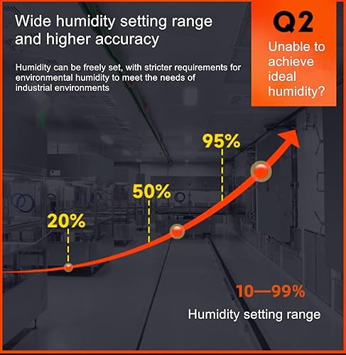 Miniatura 4 de Humidificador industrial 304.3 fl ozh Humidificador comercial de salida de niebla más alta de acero inoxidable, humidificador de niebla fría,