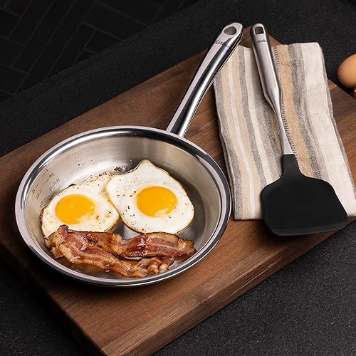 Miniatura 12 de Fissler M5 Pro-Ply - Sartén de acero inoxidable de 5 capas, 8 pulgadas