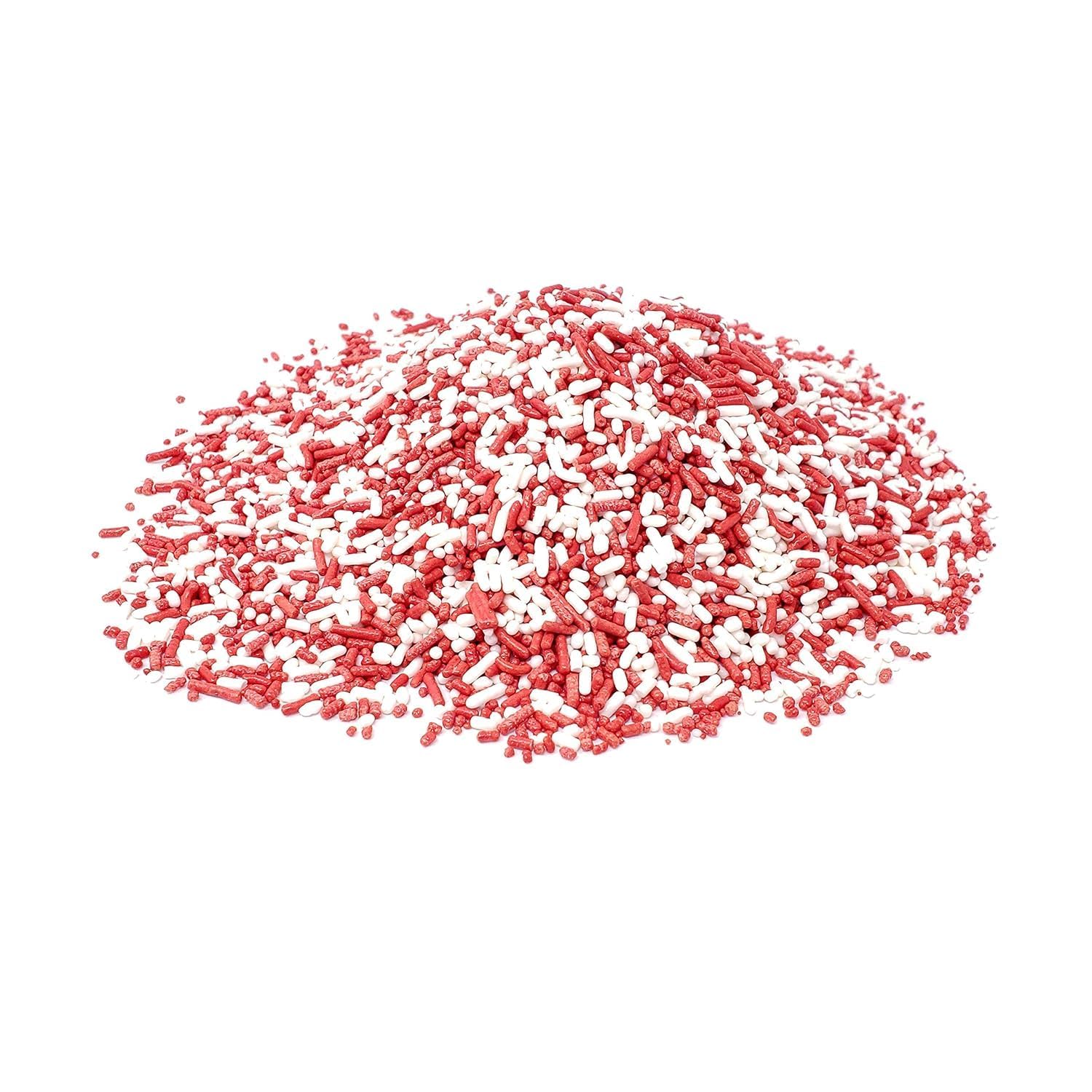 Candy Retailer Decorative Cake Sprinkles (Red/White, 32oz)