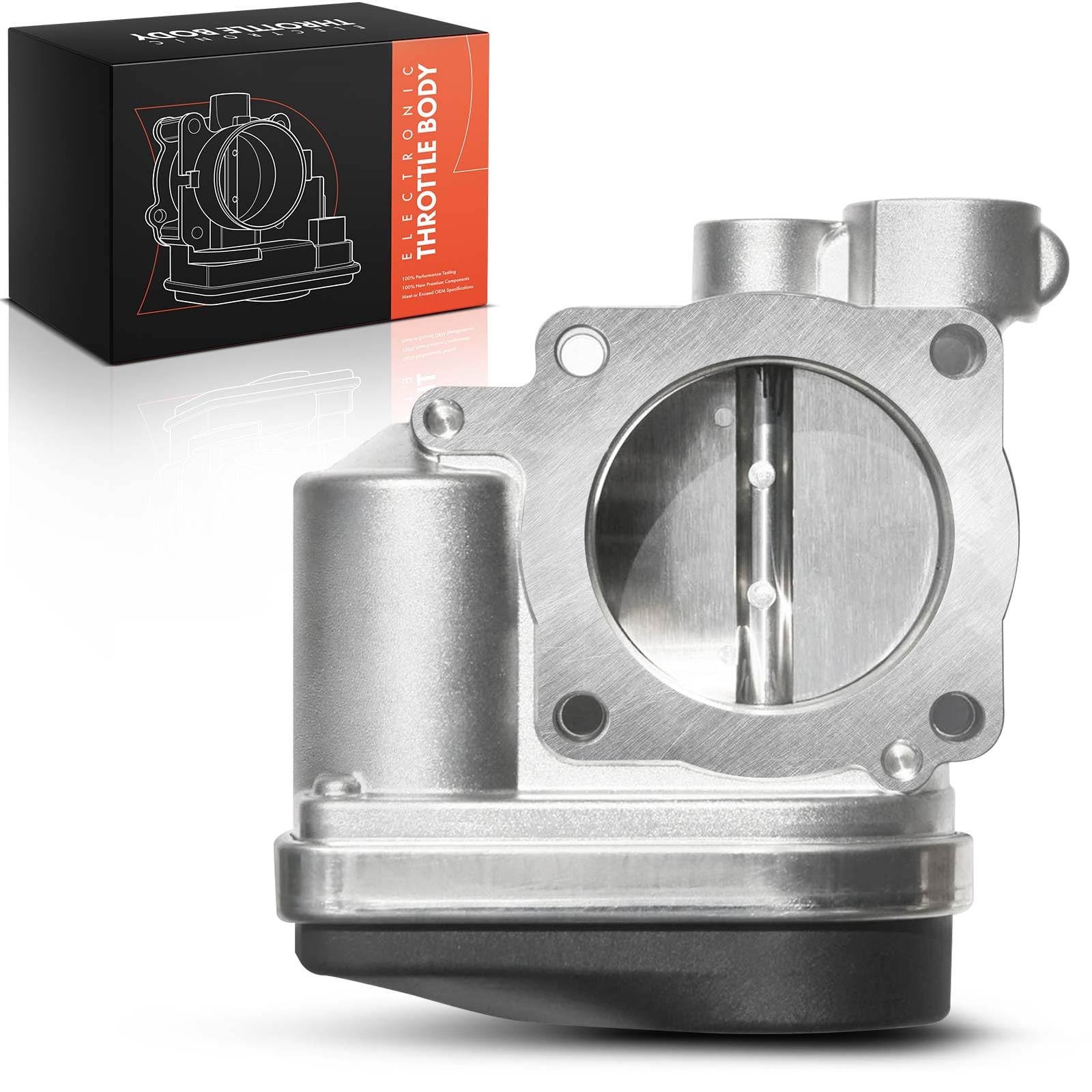 Frankberg Boîtier de papillon Essence Compatible avec A3 Sportback 8PA 2.0L P.a.s.s.a.t 3C2 2.0L O.c.t.a.v.i.a II Break 1Z5 2.0L Golf V 1K1 2.0L P.a.s.s.a.t Variant 3C5 2.0L Remplacer# 06F133062