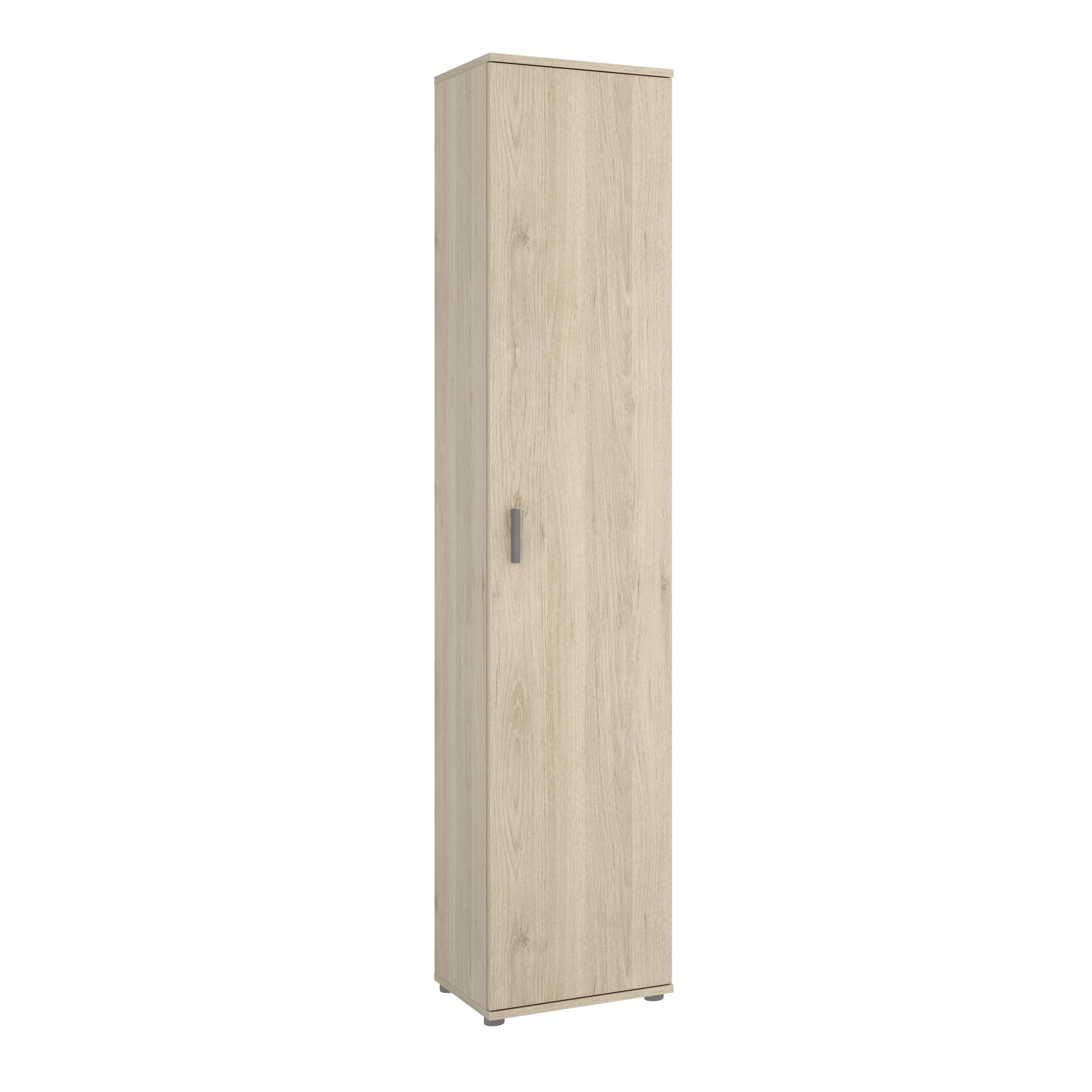 Armario multiusos DEKIT de madera roble para organizar pasillos cortos