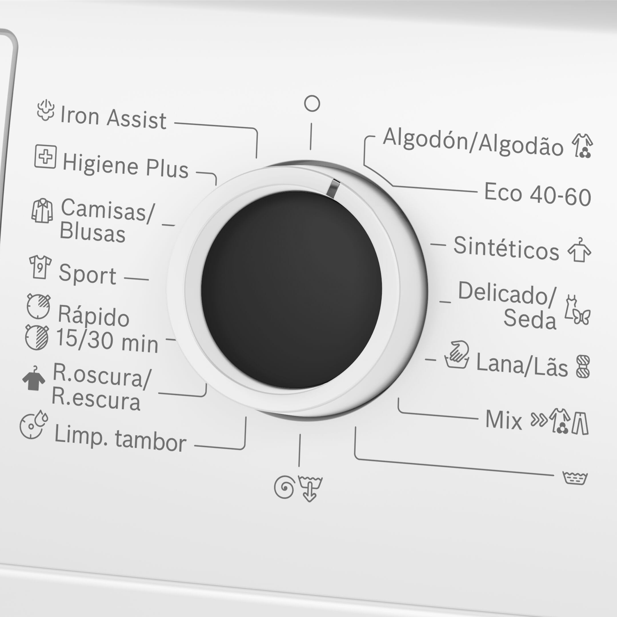 Bosch, Lavadora, Serie 4, 8 kg, Iron Assist, blanco, WAN28283ES | Planchado más fácil gracias al programa de vapor, con un motor silencioso y duradero.