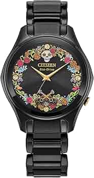 Amazon.com: Citizen Women's Eco-Driv Disney Coco Sugar Skull, 3