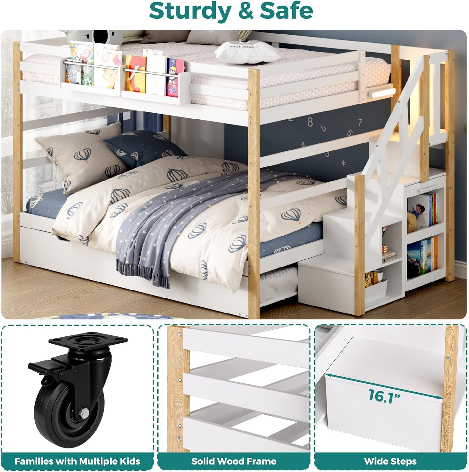 Sturdy and Safe Bunk Bed Features