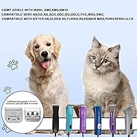 Vista 5 de 10 Cuchillas para Aseo de Perros Compatibles con Cortapelo para Perros Andis, Cuchilla Desmontable de Acero Inoxidable, Tamaño 10, Longitud de Corte