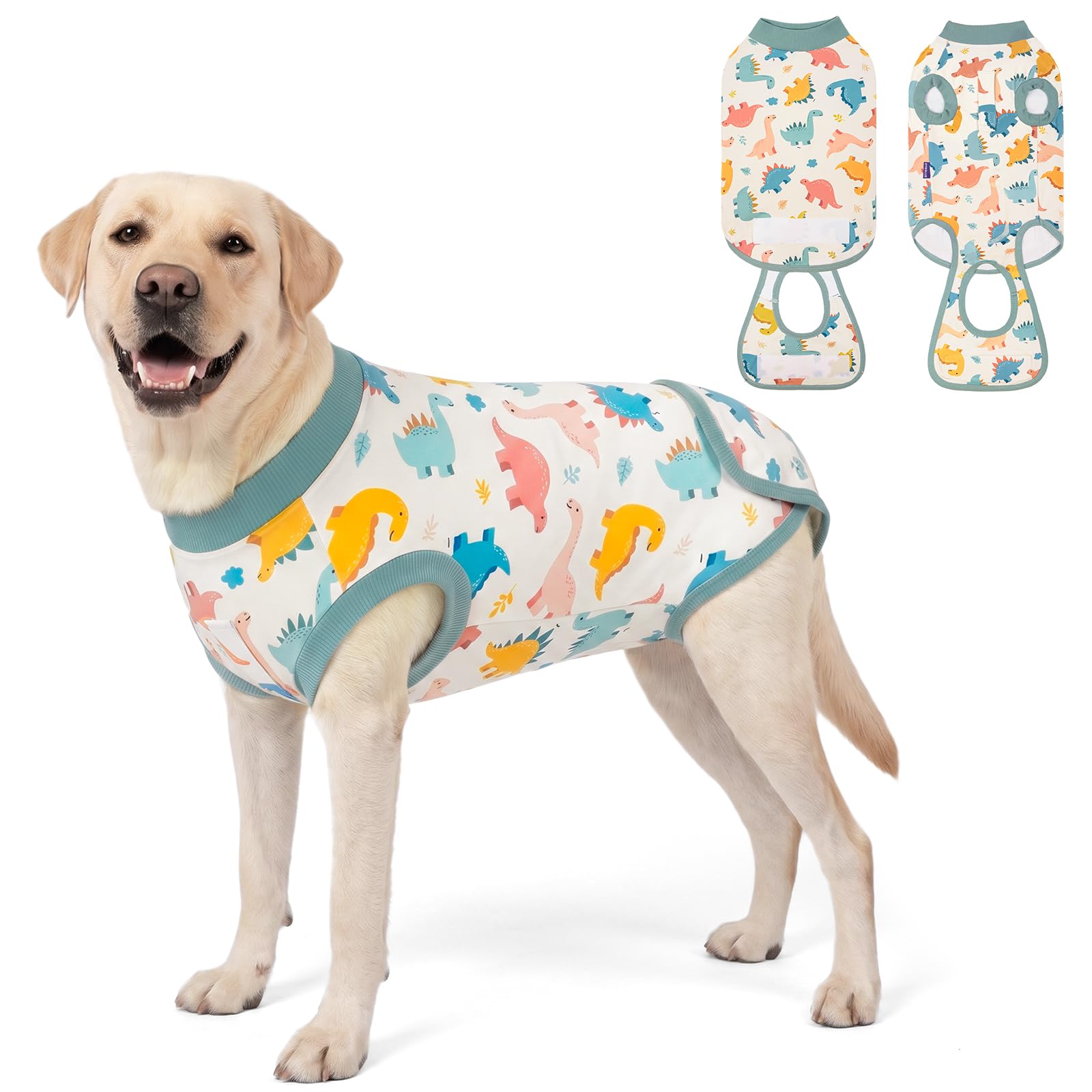 cyeollo Dog Surgery Recovery Suit, Spay Neuter Onesie for Female Male Dogs | Prevents Licking, E-Collar Cone Alternative, Protects Surgical Wounds, Easy Potty Access, 4-Way Stretch, Freedom of Movement
