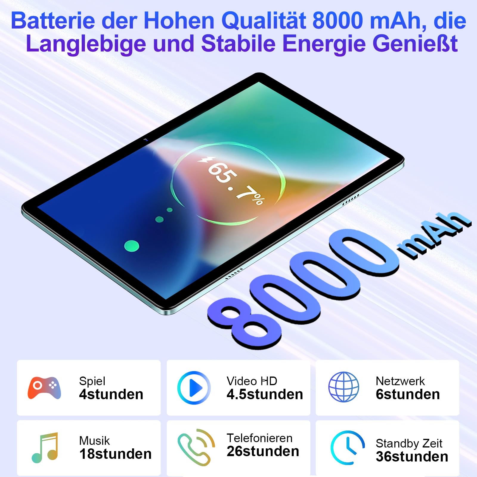 XUEMI Tablette Tactile 10 Pouces, Octa-Core 12Go RAM + 128Go ROM, (1To