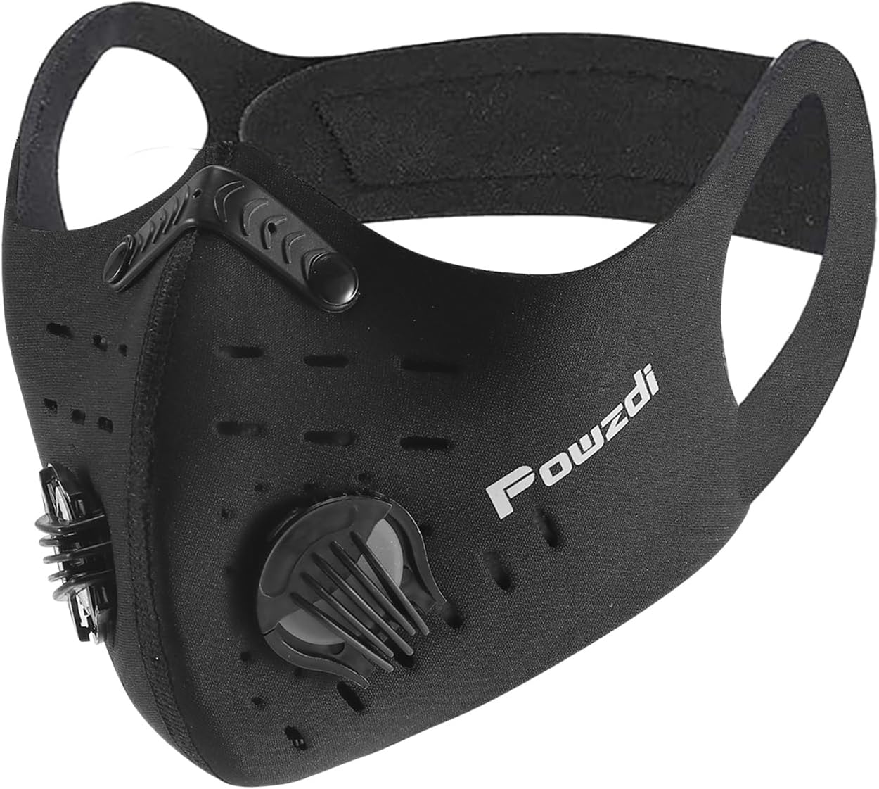 Dust Mask for Sports, Bicycle, Breathing and Training - Air Filter Mask With 5 Activated Carbon Filters for Men and Women - Running, Cycling, Valve Motorcycle and Outdoor Activities