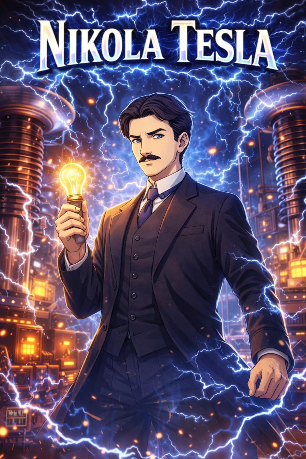 Nikola Tesla: Brilliant Inventor Story Electricity Innovation Science Discovery and Visionary Genius Biography (Icons of History Manga)