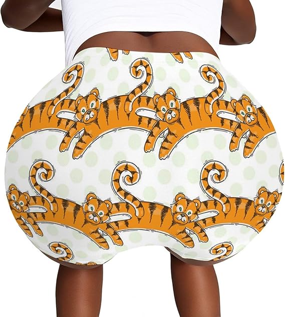 Amazon ショートパンツ レディース 短パン ショーツ かわいい ジャンプする虎 ジムウエア ランニングパンツ 運動ホットパンツ ヨガウェア 日常カジュアル 通勤 ボトムス ランニングウエア 吸汗速乾 ハーフパンツ 履きやすい ショート ハーフパンツ 通販