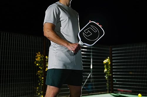 Miniatura 7 de GAMMA Paleta de pickleball de obsidiana 13 y 16, pala de pickleball de fibra de carbono cruda, palas de pickleball prémium