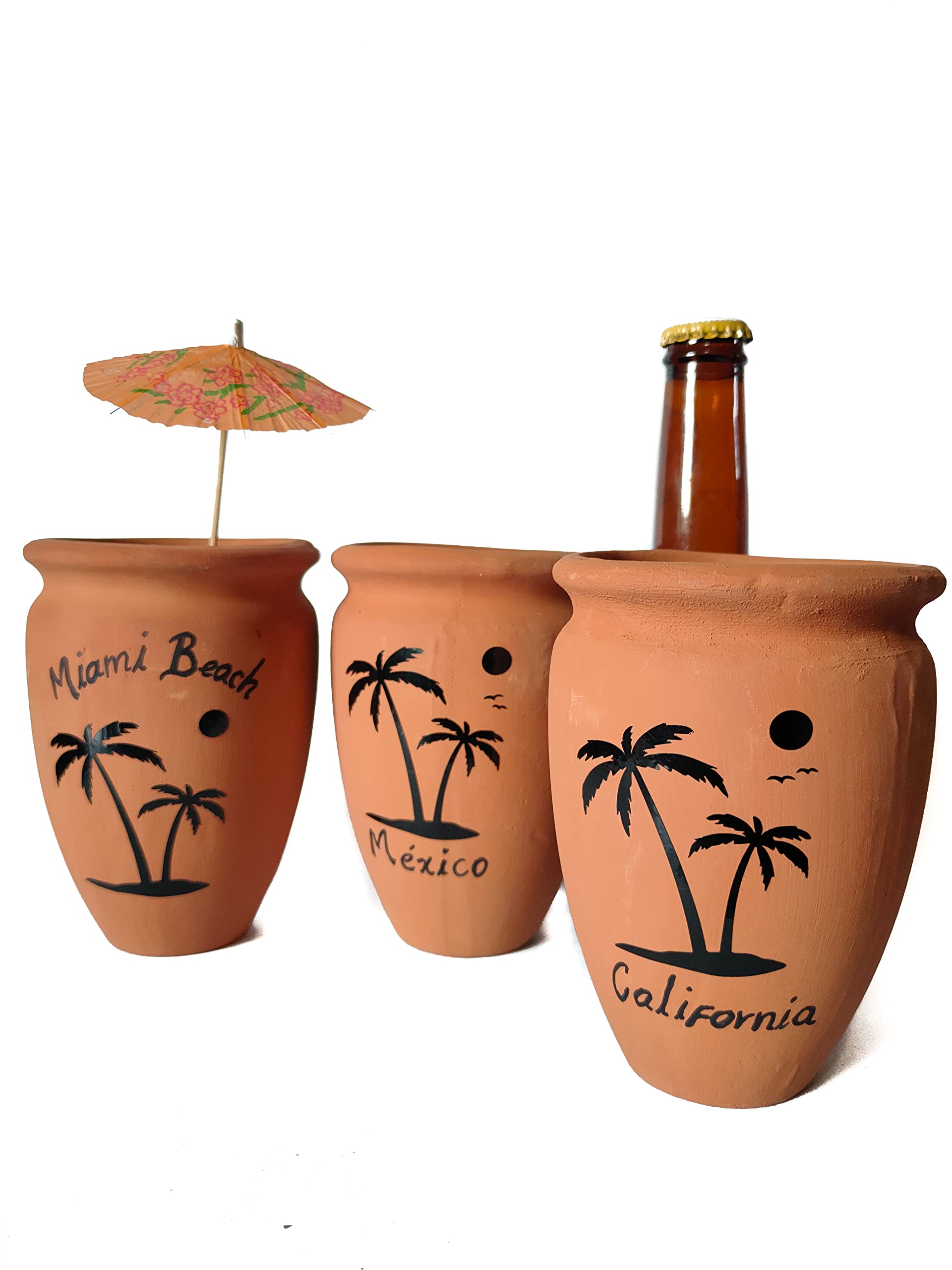 Buy Cantaritos de Barro, Jarritos Locos, Fiesta Mexicana (Paquete 12