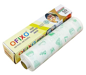 OFIXO 50 Meter Food WRAP Multipurpose Food Wrapping (Pack of 1) - image, photos