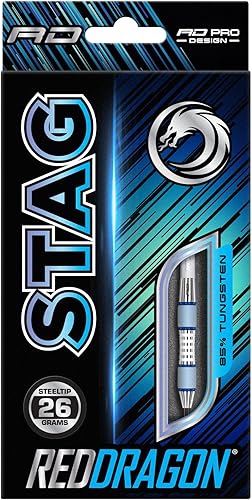 Miniatura 4 de RED DRAGON Ciervo 0.74oz, 0.85oz, 0.88oz, 0.92oz, 0.95oz, 0.99oz, 1.02oz o 1.06oz dardos de tungsteno con vuelos y tallos