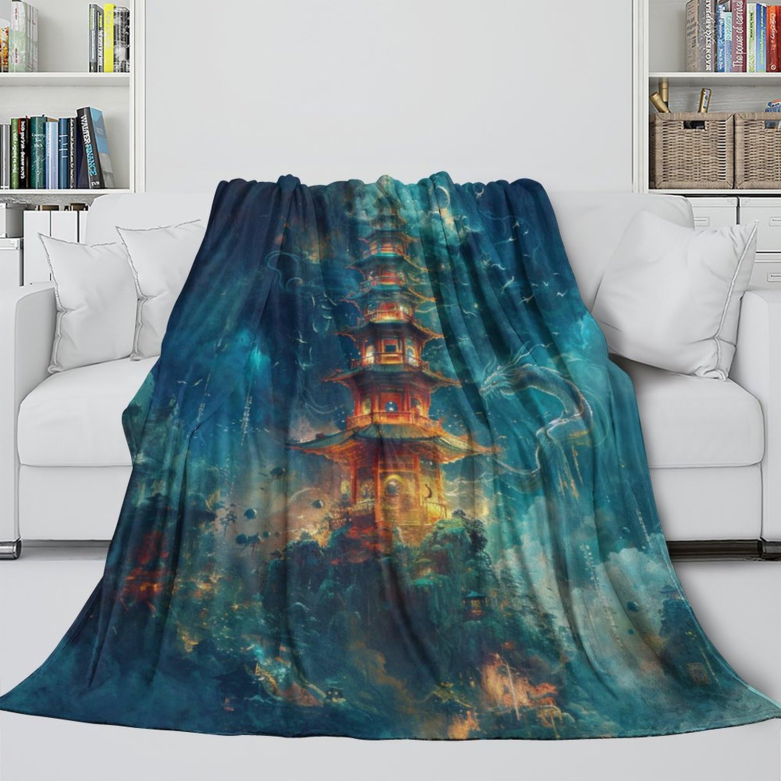 Coperta morbida in pile di flanella, ideale come regalo di compleanno, regalo di Natale per amici e parenti, coperta natalizia per divano e letto, 180 x 200 cm