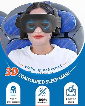 SARISUN Travel Pillow with Chin Strap for Different Seats, Stable Support