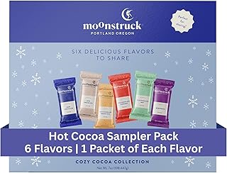 Chocolate Single Serve Hot Chocolate Sampler - 1 Packet of Each Flavor - 6 Packets in Total - 6 Count (Pack of 1)