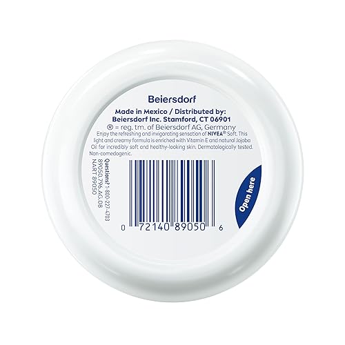 Vista 14 de NIVEA Crema hidratante suave y refrescante para cara, cuerpo y manos, ligera, no grasosa, hidratante corporal de 48 horas con aceite de jojoba