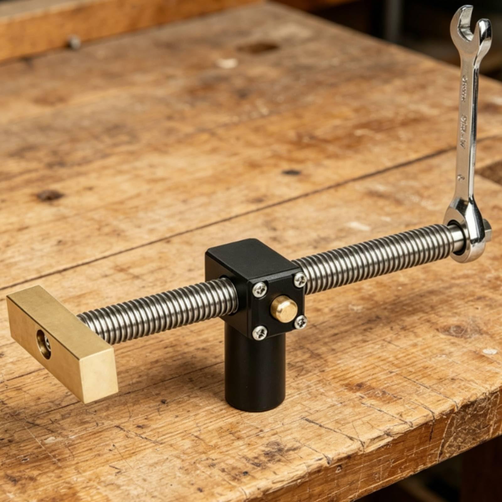 Étau Rapide Poignée Clé Étau Table Rapide Réglable Mâchoire Serrage D'atelier pour Bricoleurs, 19MM