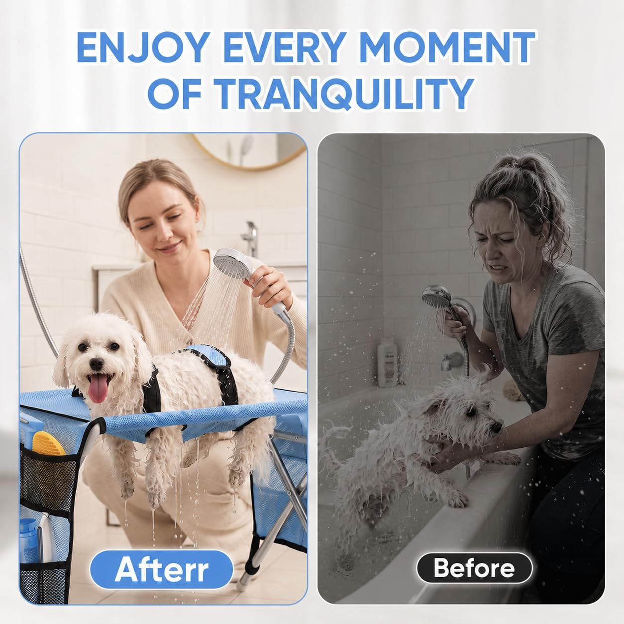 Table de Toilettage pour Chien Pliante - Table de Toilettage Canin et Félin | Compagnie Jusqu'à 20 kg, Résistante Aux Griffures, pour Bain, Tonte et Entretien du Pelage (Noir)