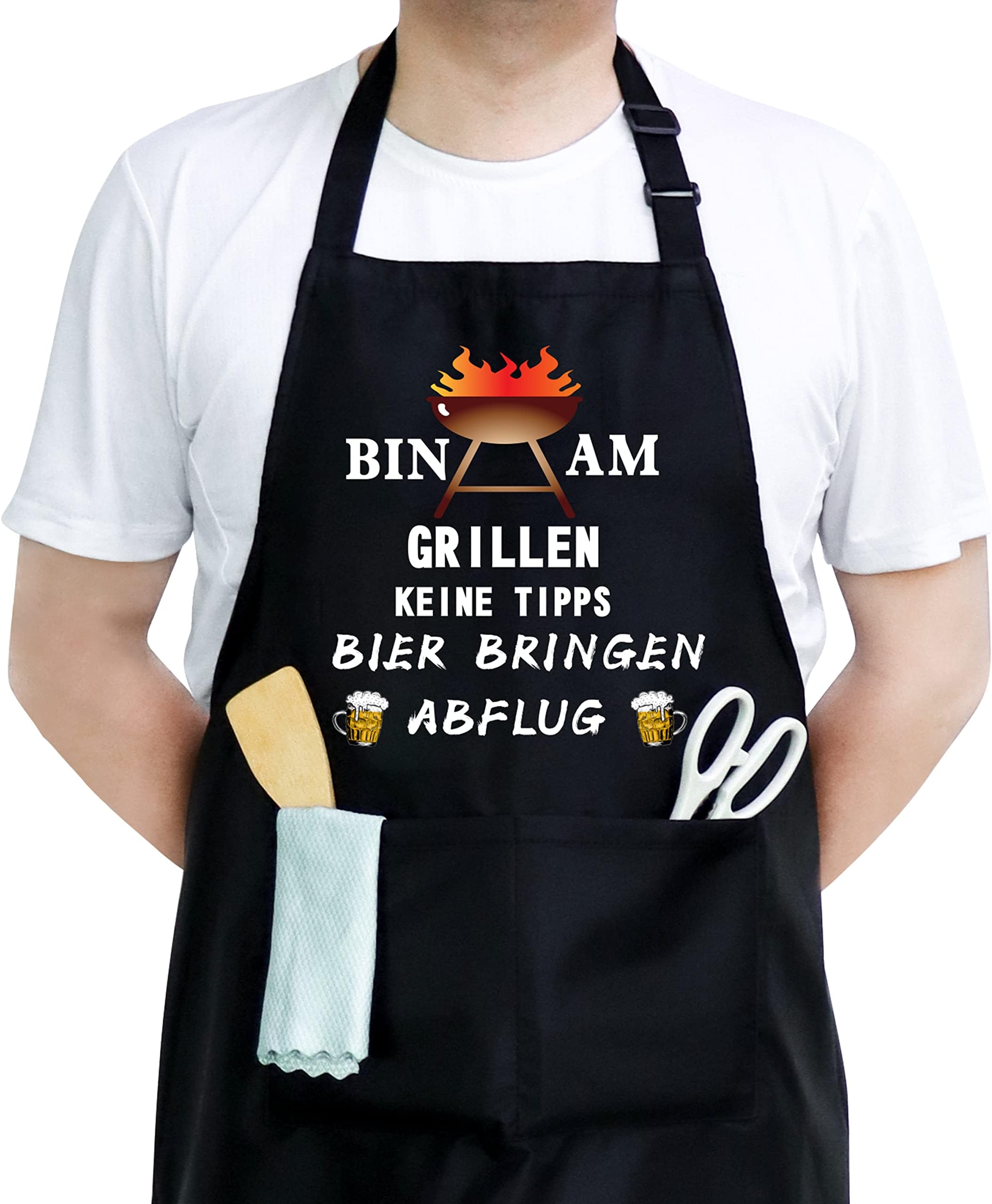 grillschürze mann