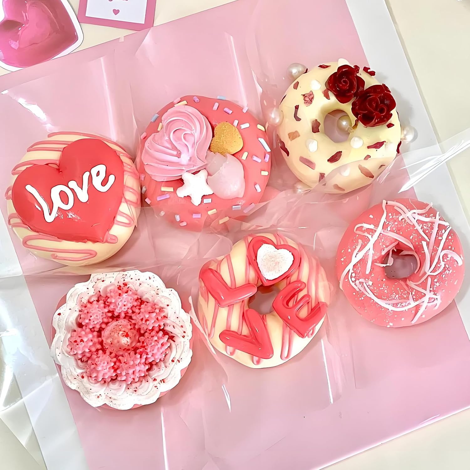 Silicone Doughnut Molds for Air Fryer, Set of 2, 8-Cavity Non-Stick Donut Pans with Carrying Handle, Doughnut Bagel Baking Tin for Muffins Cake, Dishwasher Safe, Grey - Image 5