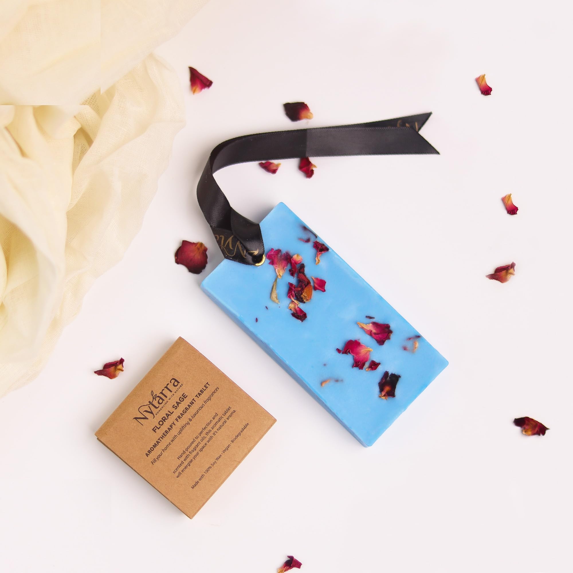 Nytarra Wax Wardrobe Air Freshener Bar, Aromatherapy Fragrance Handmade Wax Tablets, Scented Sachet for Closets, Drawers, Small & Closed Spaces - (Pack of 1) (Floral Sage) (B0BSFC4QNX) Amazon Price History, Amazon Price Tracker