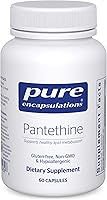 Vista 8 de Pure Encapsulations Pantethine Suplemento hipoalergénico que apoya el metabolismo saludable de los lípidos y la función cardiovascular 120