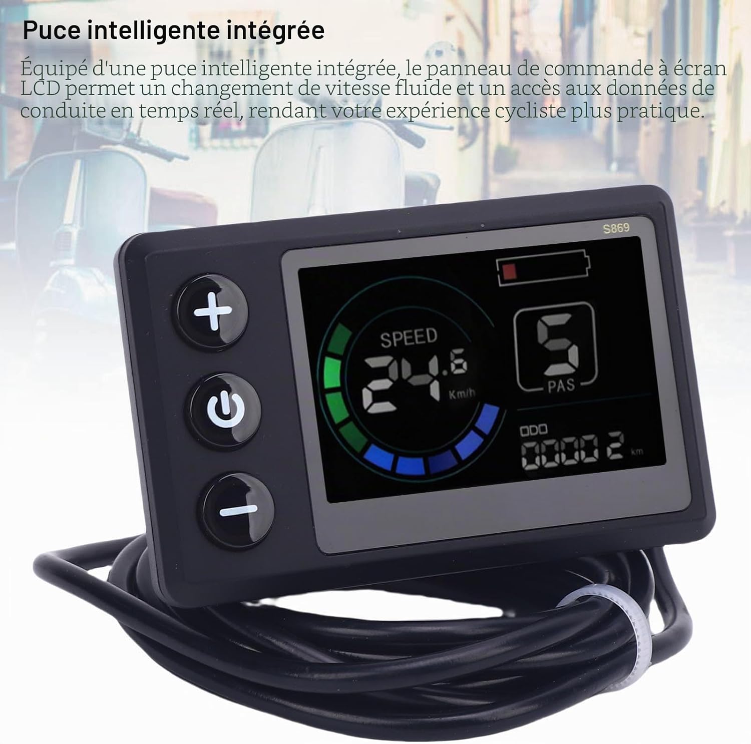 S869 LCD Display Meter with integrated smart chip