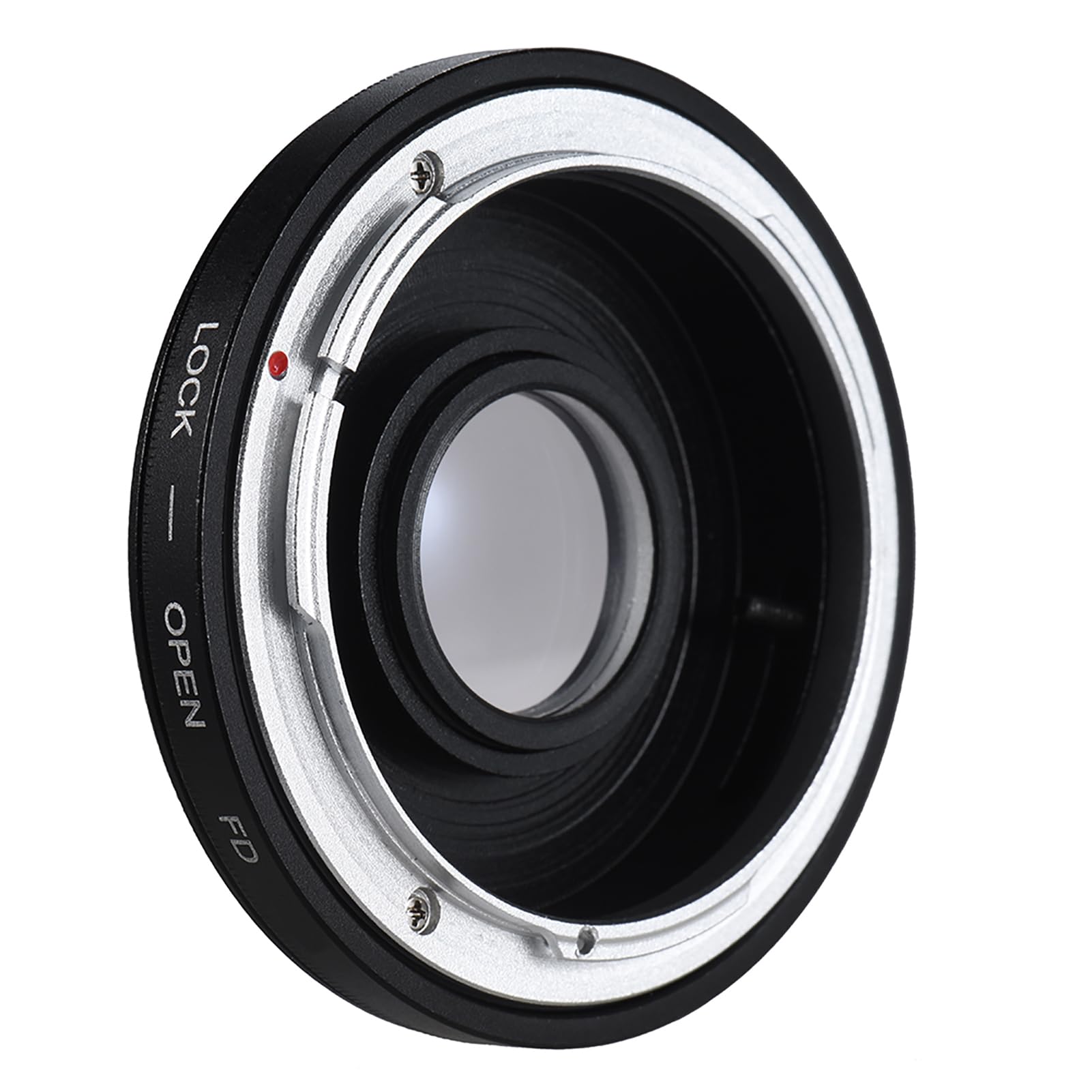 Adattatore FD a EF con elemento di vetro ottico Abilita Focus Infinity per le lenti FD FL su DSLR Mount della fotocamera compatibile con la telecamera compatibile con 5d 6d 7d