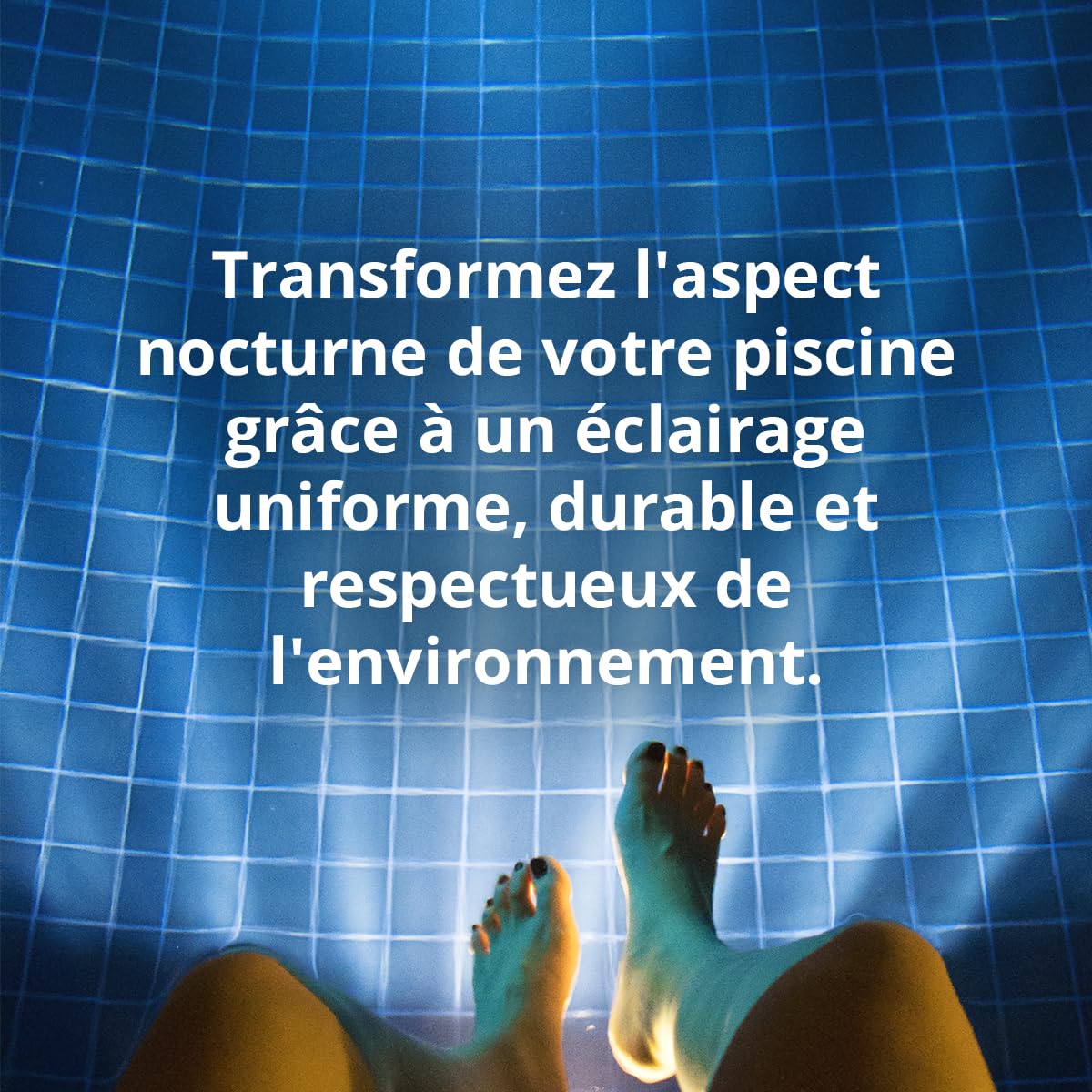 Astralpool Mini Projecteur LED Blanc pour Piscine 76680 - Monté en niche - 4W (6 VA) - Faible consommation d'énergie - Jusqu'à 50 000 heures