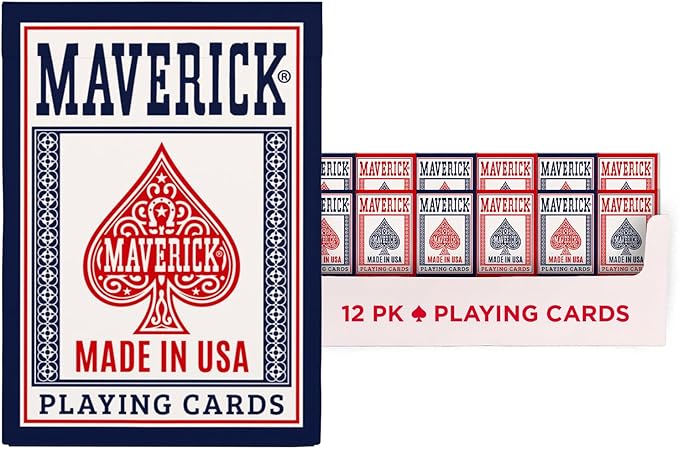 Maverick Naipes de Poker 12 Paquetes, Fabricado en USA miniatura 5