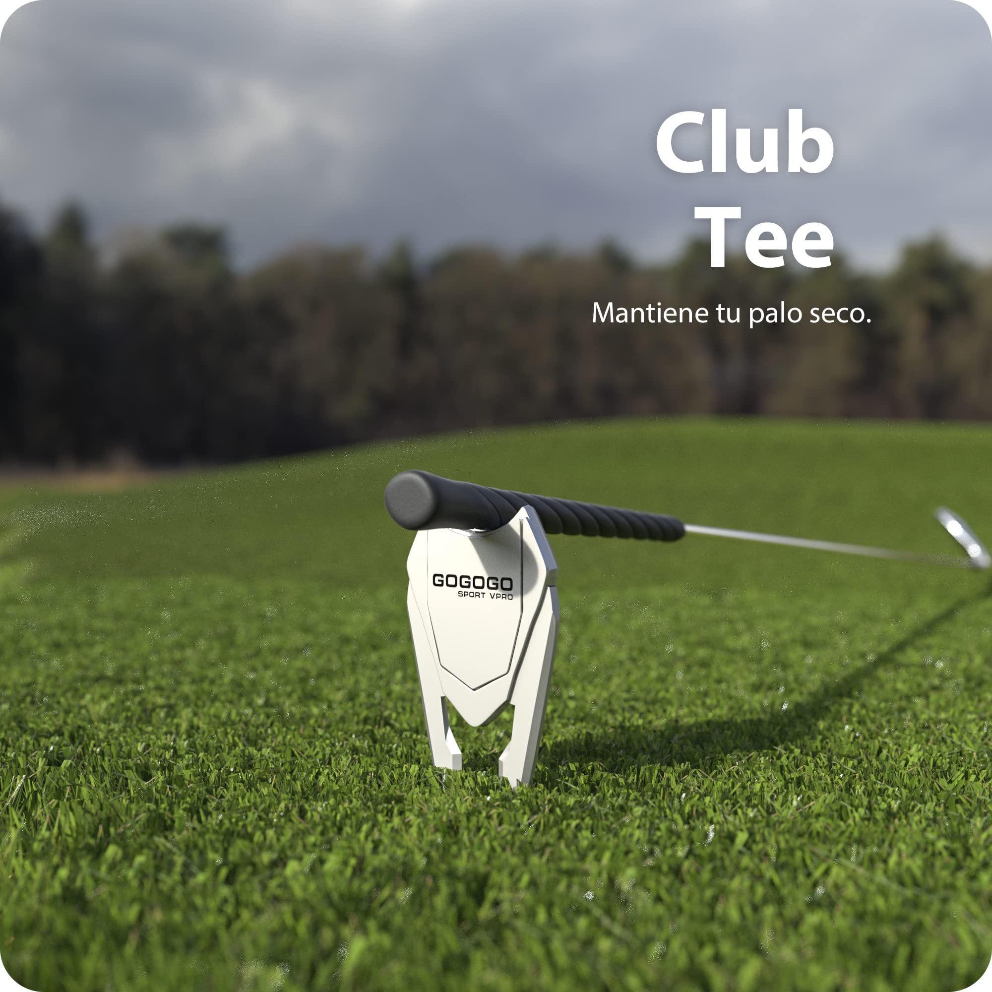 Gogogo Sport Vpro Arreglapiques Golf Reparador de Divot 3 en 1, Marcador de Bolas Magnético, Horquilla de Campo de Golf, Negro